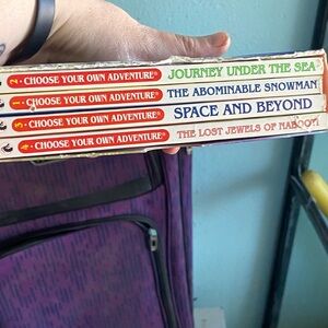 Choose Your Own Adventure Book Lot - Colorful Spine Set